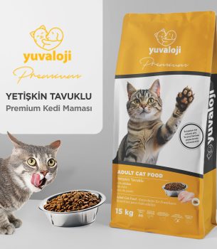Yuvaloji Premium Yetişkin Tavuklu Kedi Maması